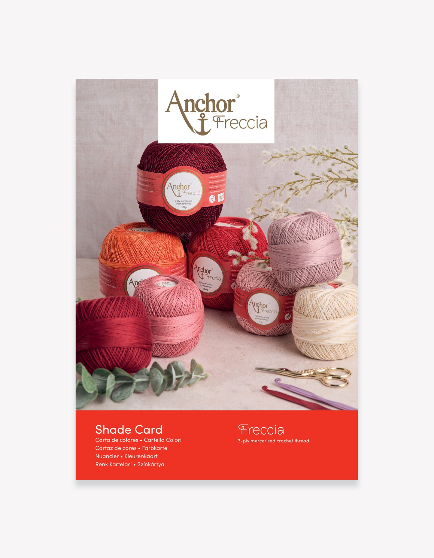 <tc>Anchor Freccia Thread Shade Card</tc>