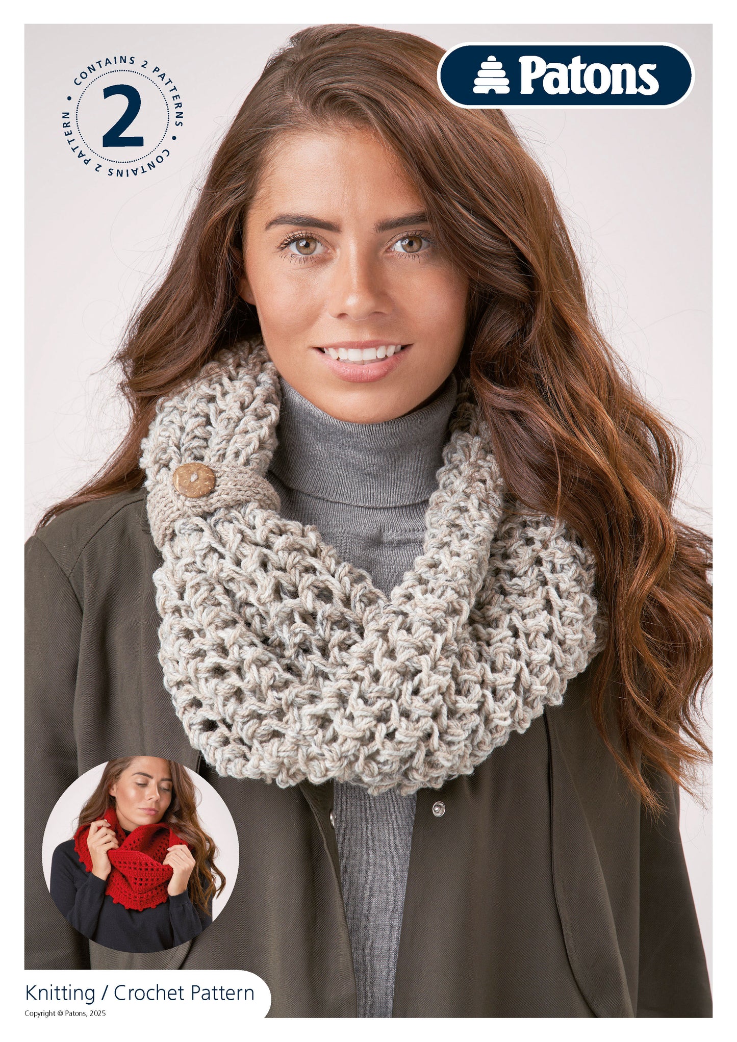 Patons Wool Blend Aran Scarves