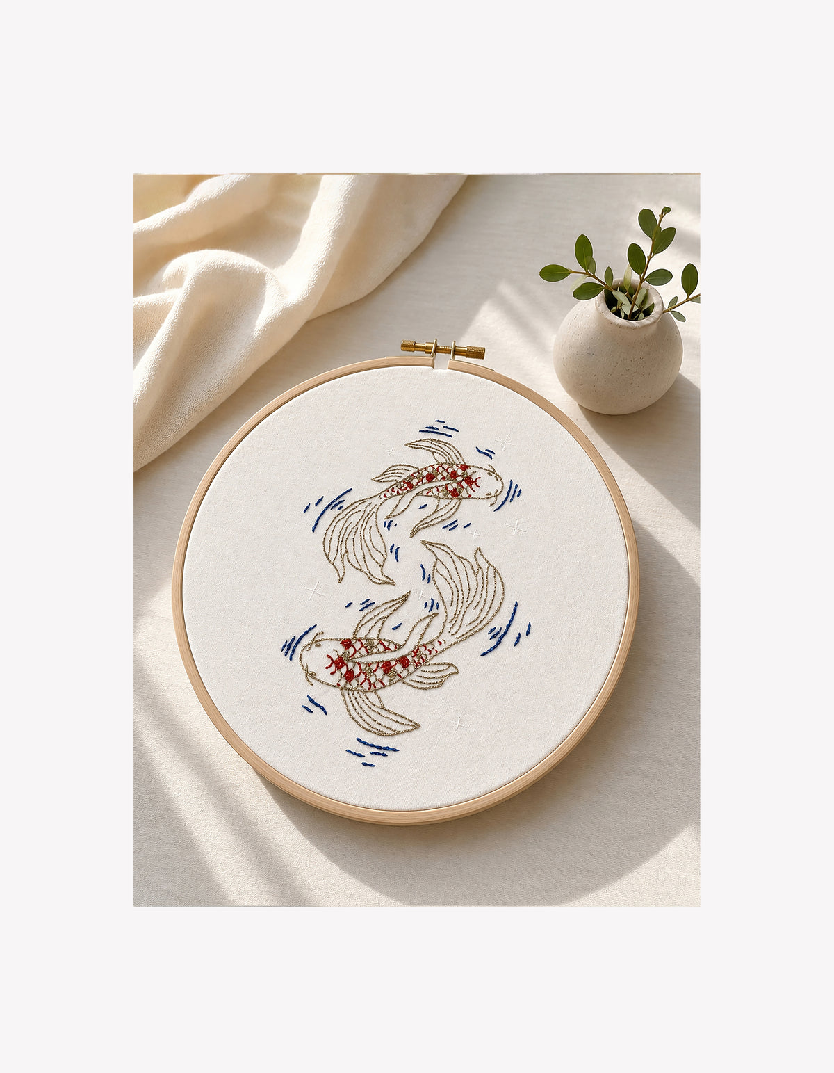 Golden Koi FREE Embroidery Pattern