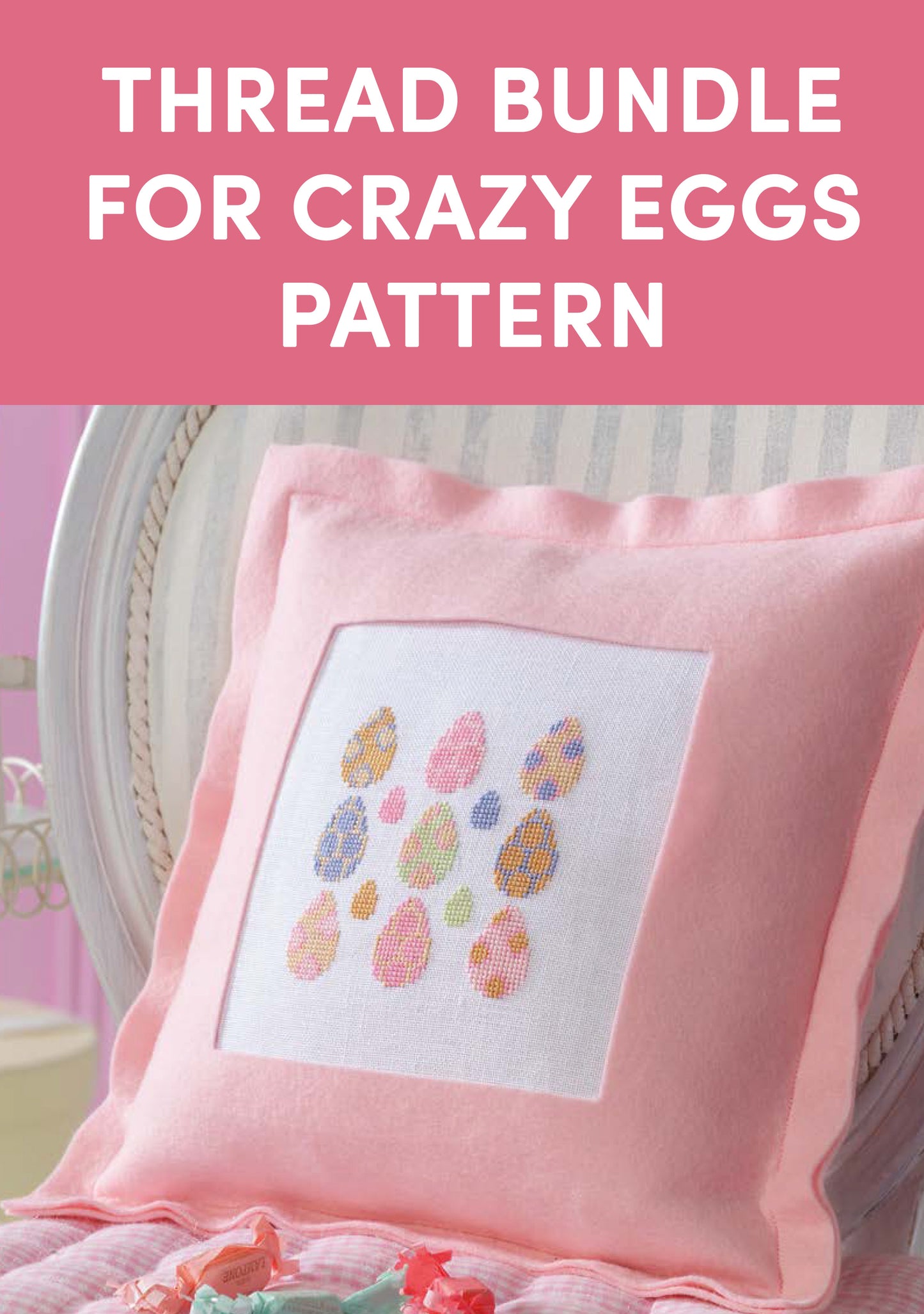 Crazy Eggs Thread Bundle x 6 Stranded Cotton Skeins