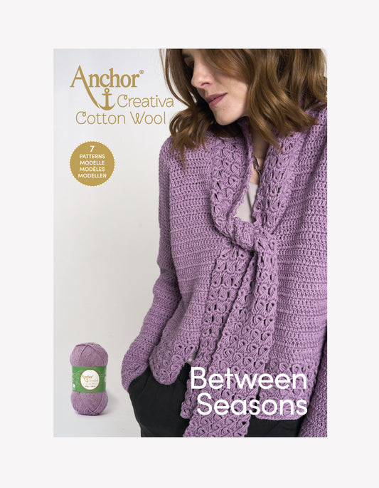 Creativa Cotton Wool, Between Seasons, Knitting & Crochet Pattern Book