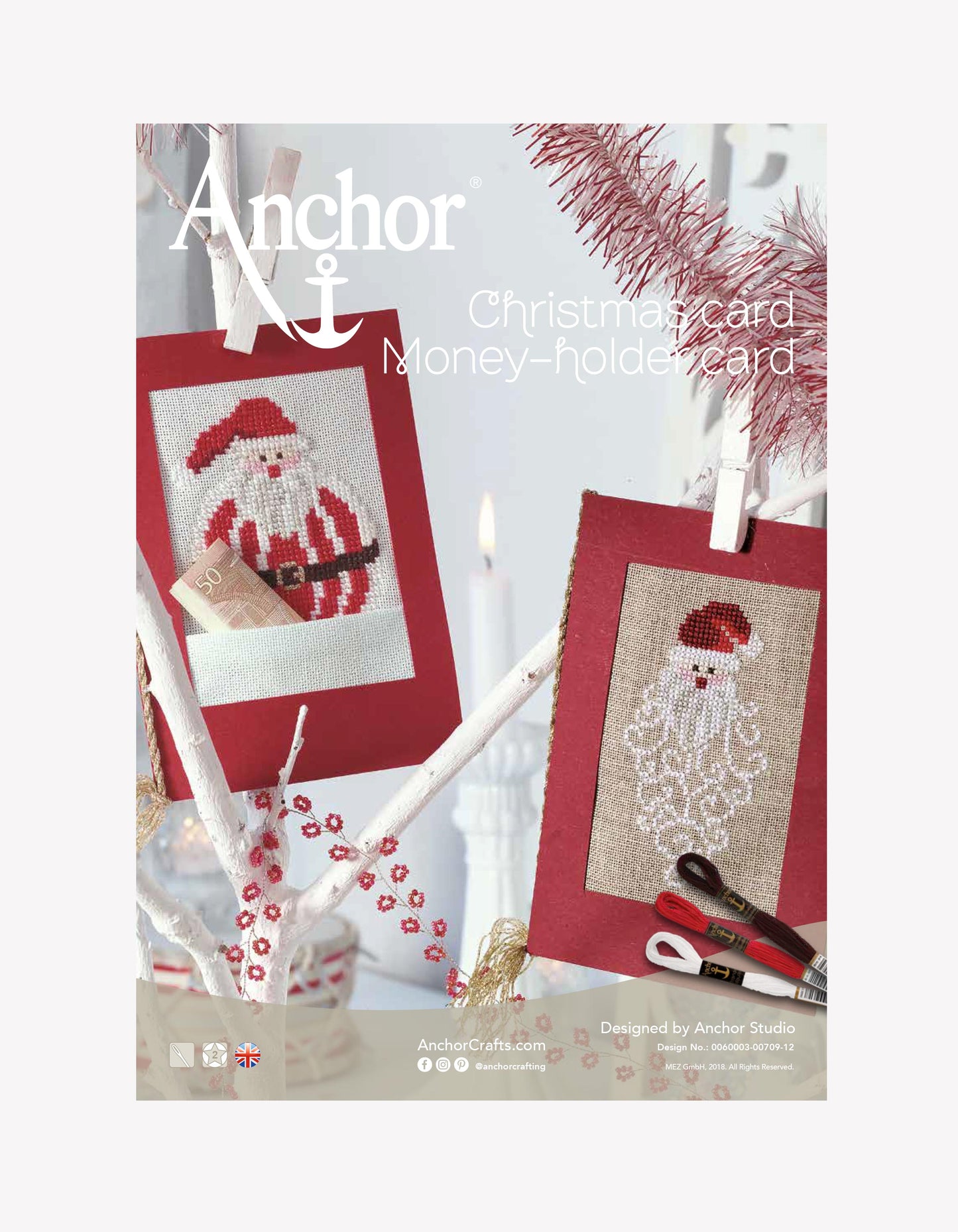 Christmas Card & Money Holder FREE Cross Stitch Pattern