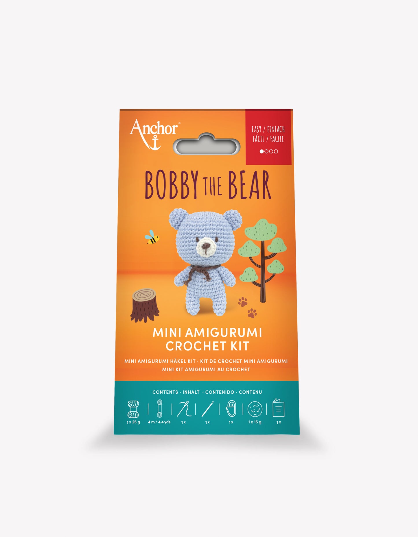 Bobby the Bear Amigurumi Crochet Kit