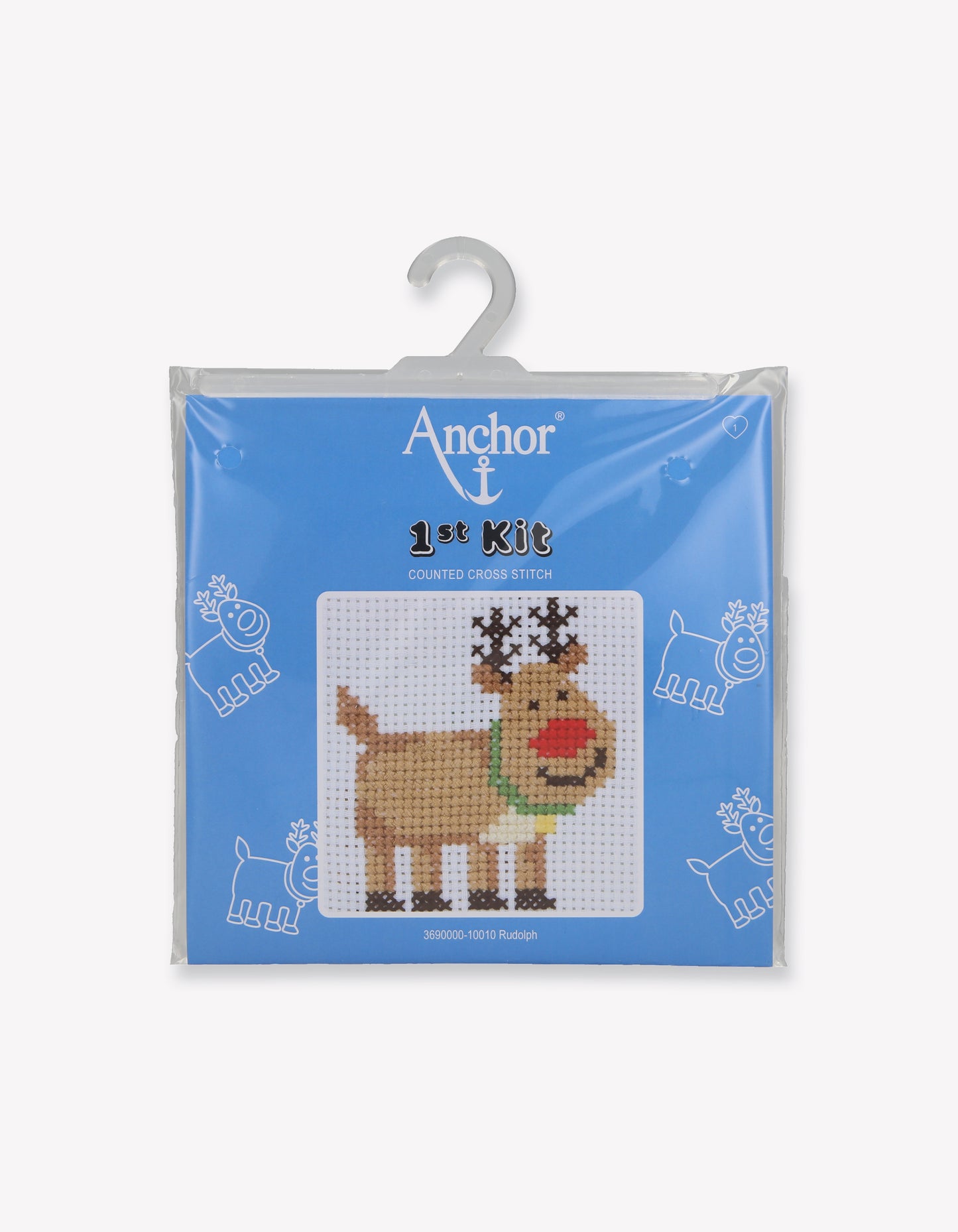 1st Kit, Cross Stitch, Rudolph