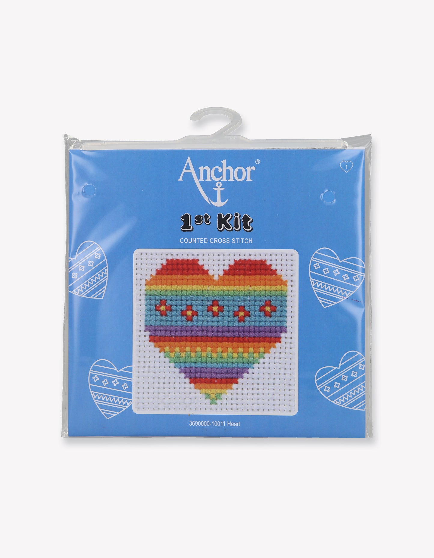 1st Kit, Cross Stitch, Heart