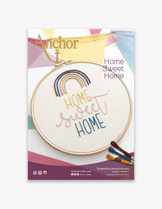 Home Sweet Home FREE Embroidery Pattern by Ana Clara Piccolo