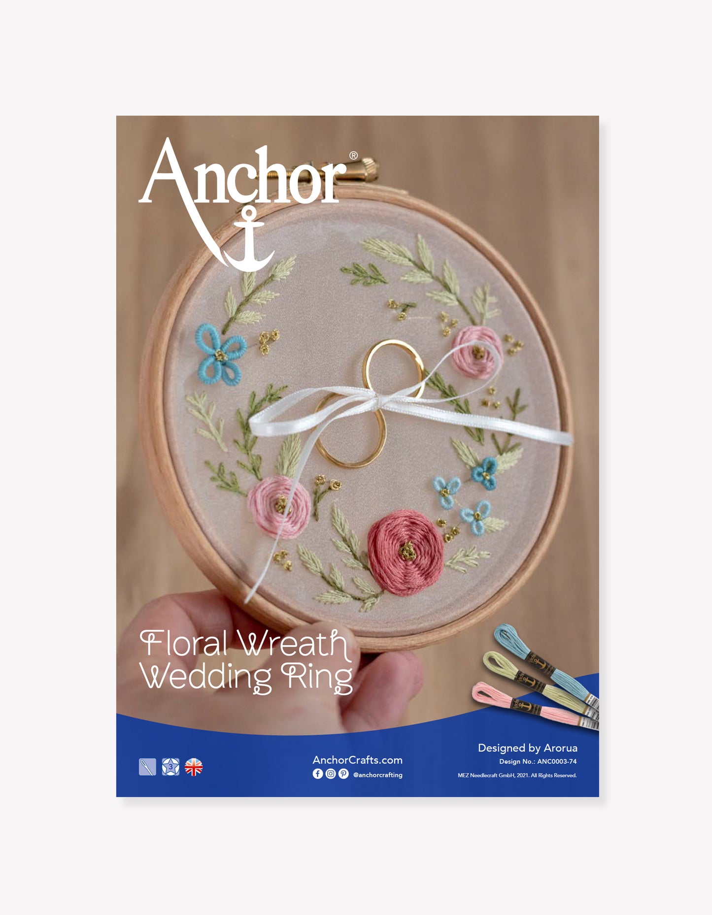 Floral Wreath Wedding Ring Holder