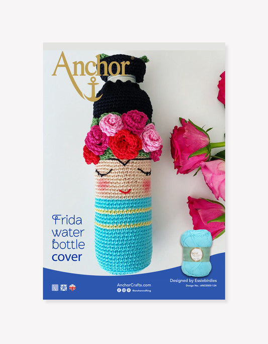 Frida Crochet Water Bottle Pattern