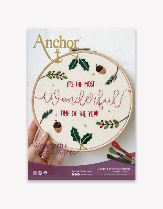 Wonderful Time Winter FREE Embroidery Pattern by Ana Clara Piccolo