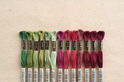 Crimson Garden Palette Thread Bundle