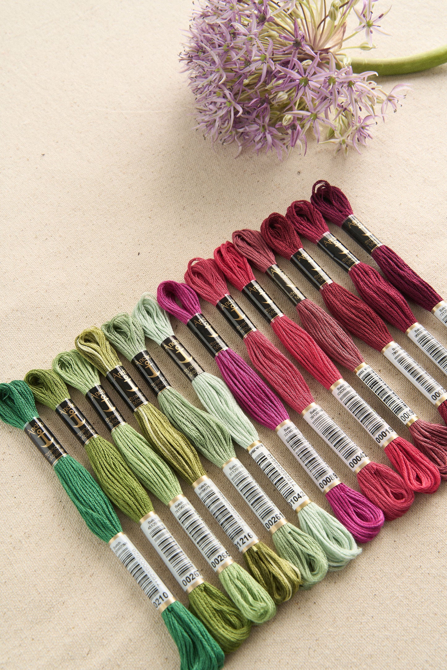 Crimson Garden Palette Thread Bundle