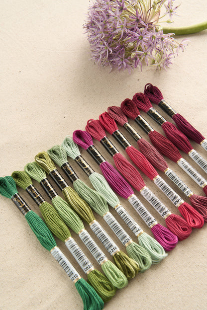 Crimson Garden Palette Thread Bundle