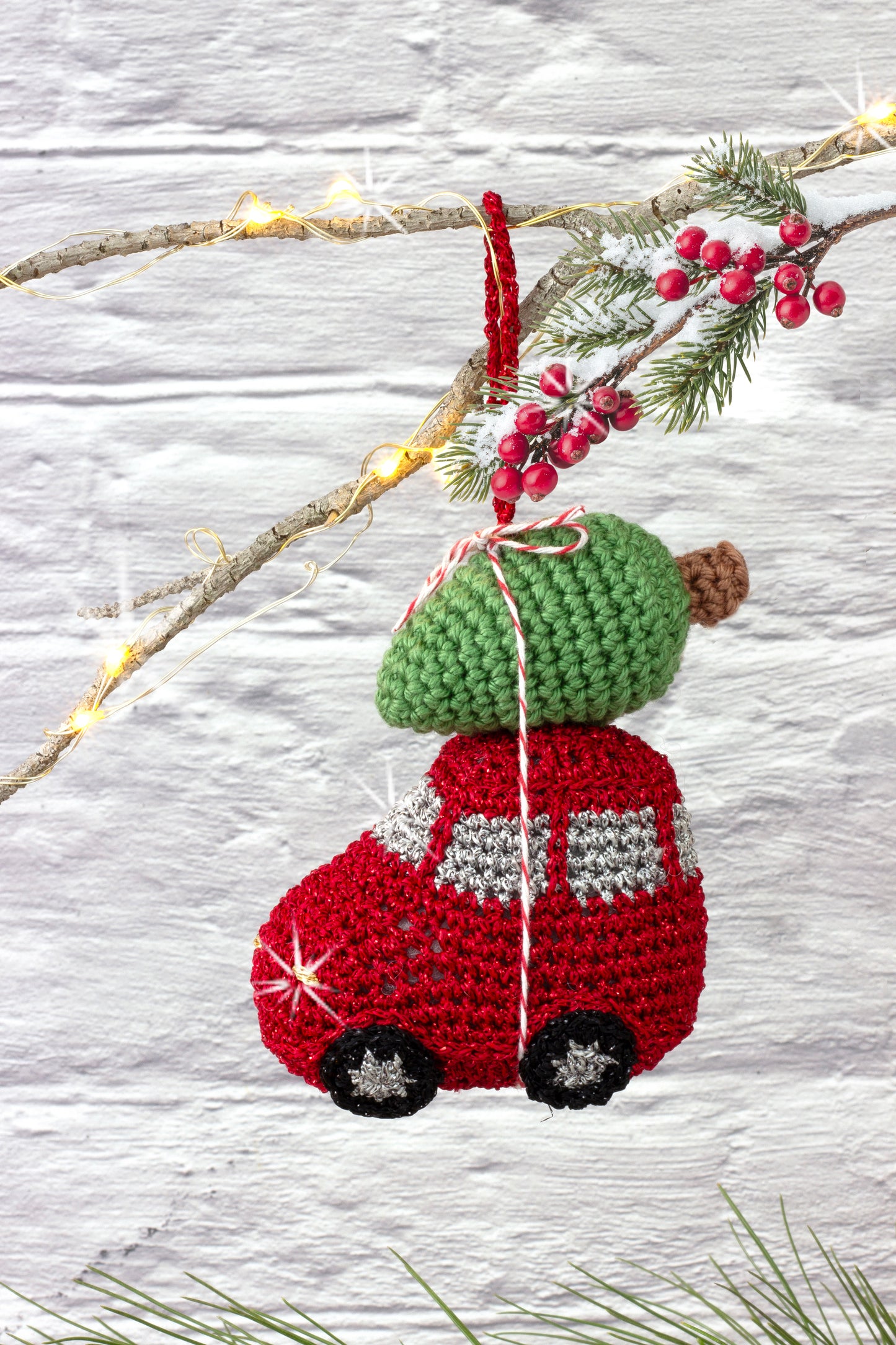 Car Ornament FREE Crochet Pattern by Núria Picos