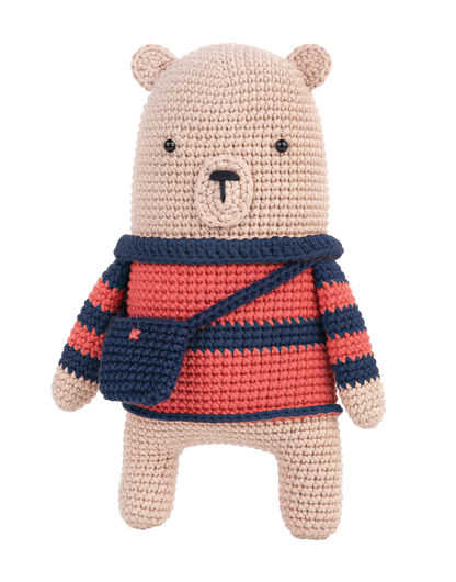 Benji the Bear Amigurumi Crochet Kit