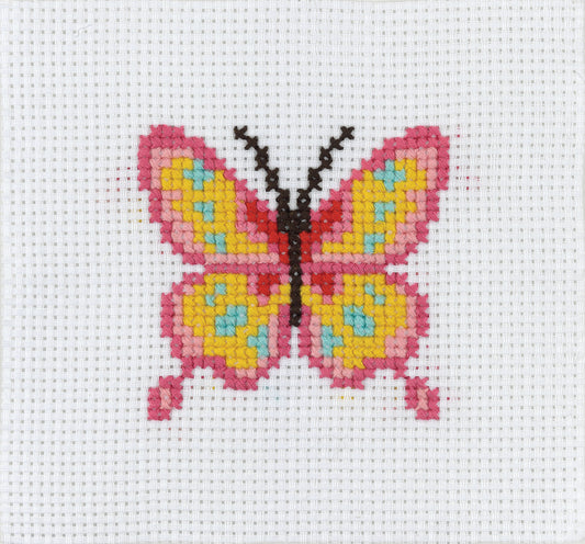 1st Kit, Cross Stitch, Butterfly