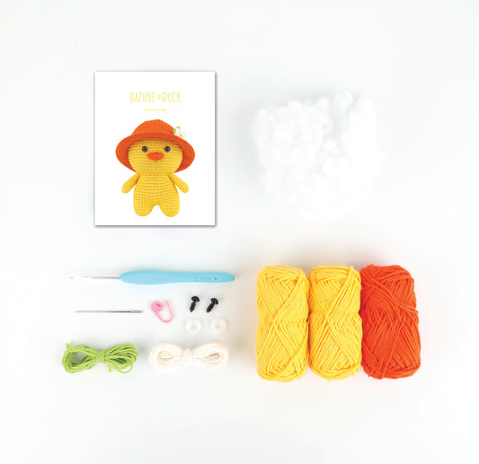 Daphne the Duck Amigurumi Crochet Kit