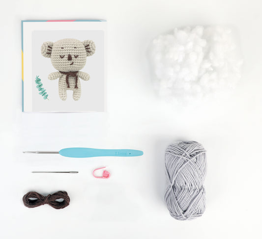 Kai the Koala Amigurumi Crochet Kit