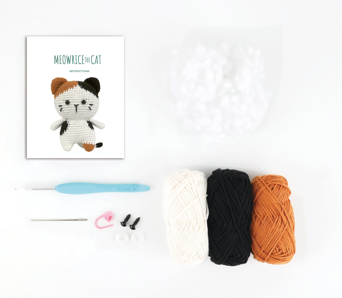 Meowrice the Cat Amigurumi Crochet Kit