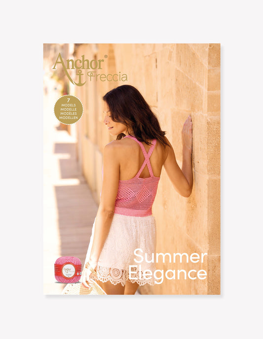 Freccia, Summer Elegance, Knitting & Crochet Pattern Book