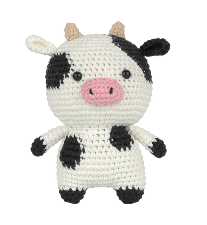 Gertie the Cow Amigurumi Crochet Kit