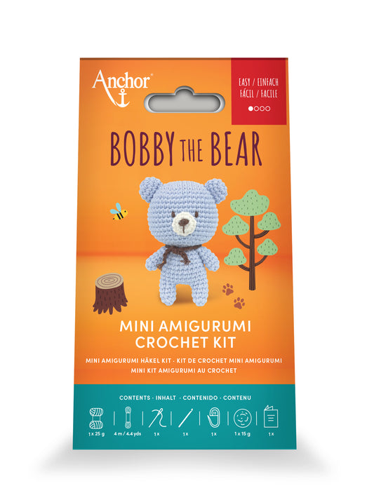 Bobby the Bear Amigurumi Crochet Kit
