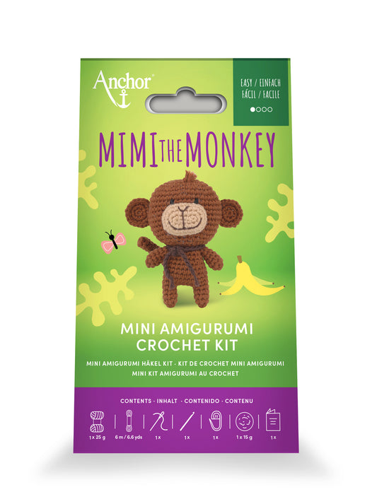 Mimi the Monkey Amigurumi Crochet Kit