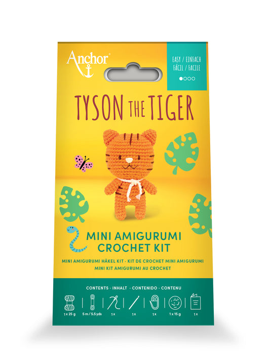 Tyson the Tiger Amigurumi Crochet Kit