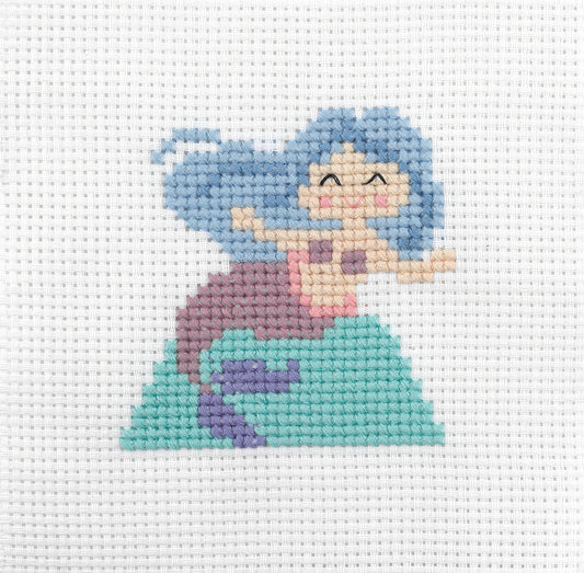 1st Kit, Cross Stitch, Mermaid
