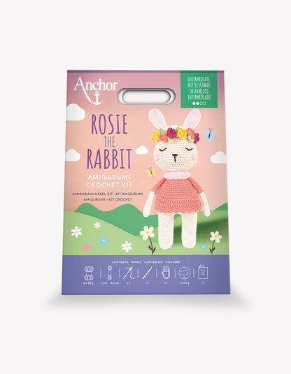 Rosie the Rabbit Amigurumi Crochet Kit