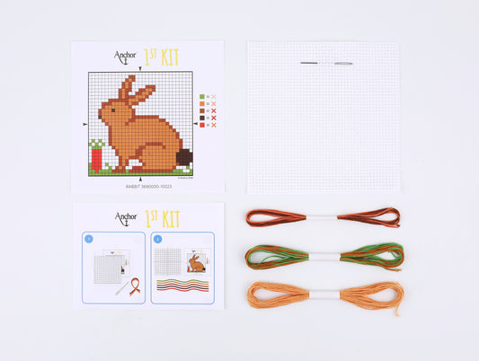 1st Kit, Cross Stitch, Rabbit