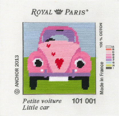 Royal Paris "Little Car" Kids Tapestry Canvas