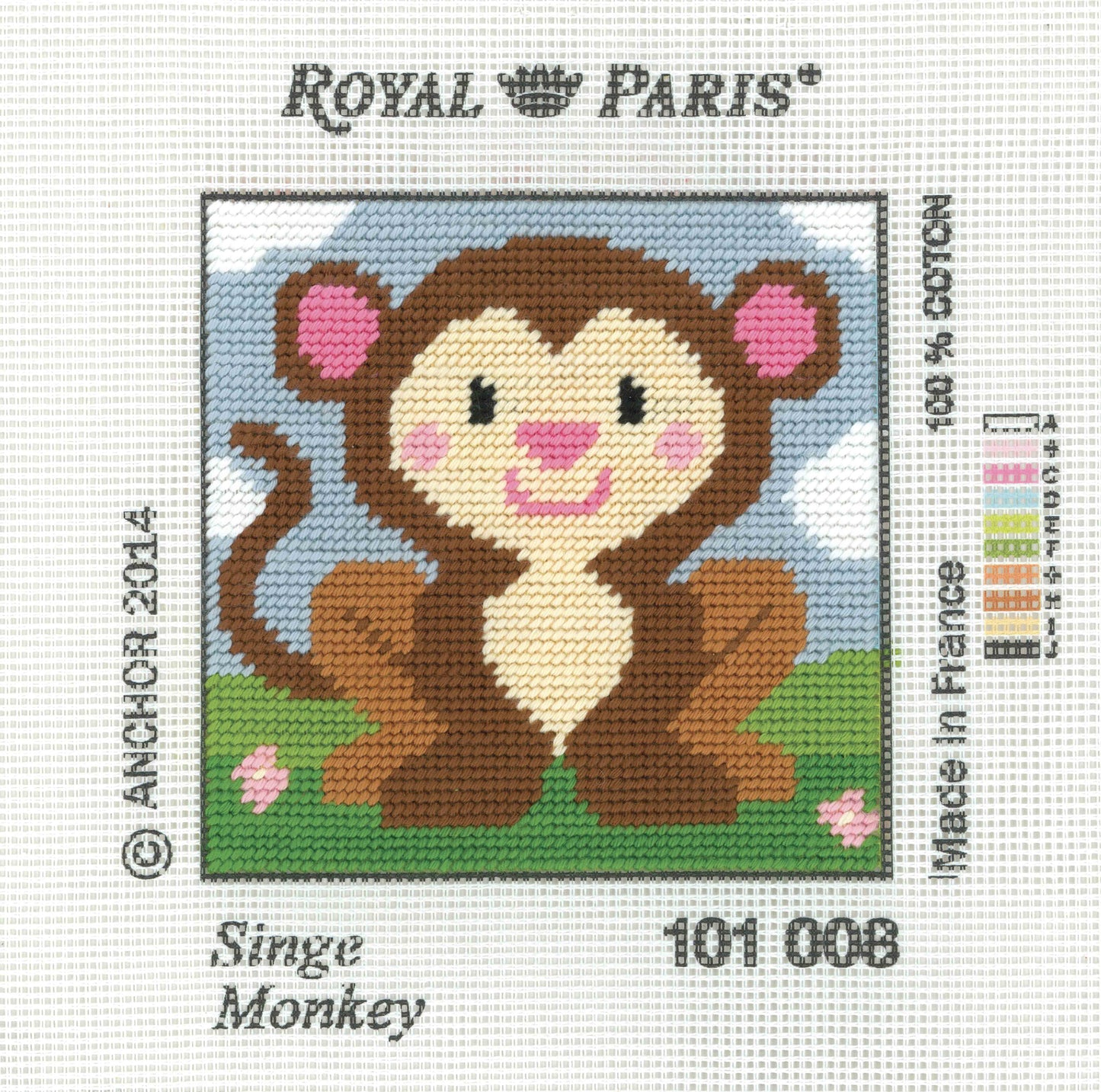 Royal Paris "Monkey" Kids Tapestry Canvas