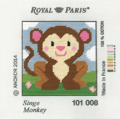 Royal Paris "Monkey" Kids Tapestry Canvas
