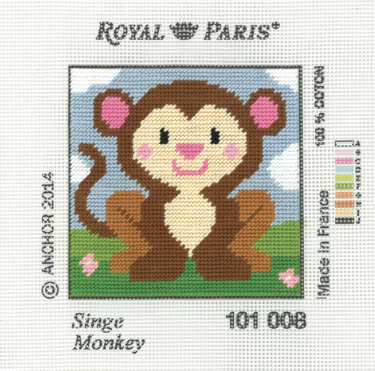Royal Paris "Monkey" Kids Tapestry Canvas