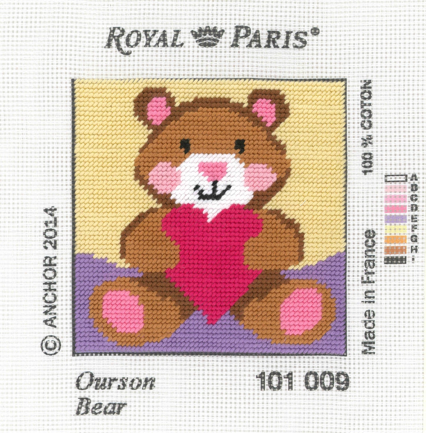 Royal Paris "Bear" Kids Tapestry Canvas