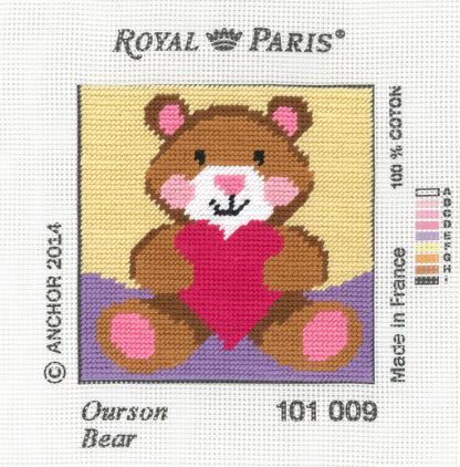 Royal Paris "Bear" Kids Tapestry Canvas