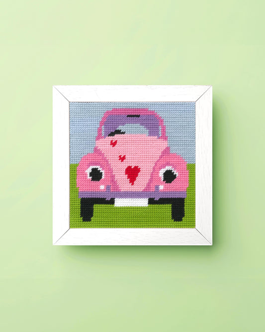 Royal Paris "Little Car" Kids Tapestry Canvas