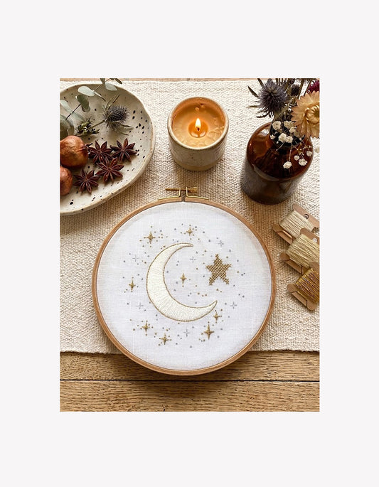 Starlit Night FREE Embroidery Pattern