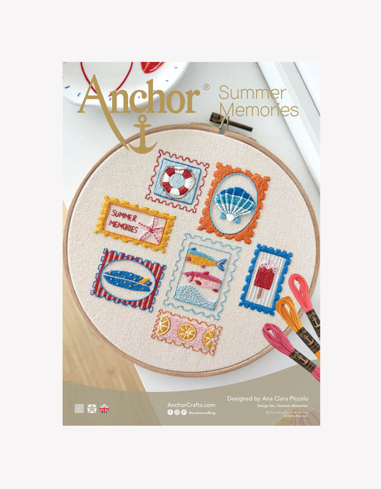 Summer Memories FREE Embroidery Pattern by Ana Clara Bordou