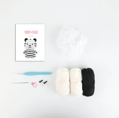 Stripe the Tiger Amigurumi Crochet Kit