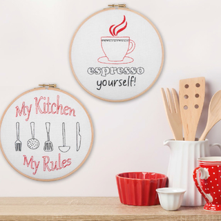My kitchen hoop collection t