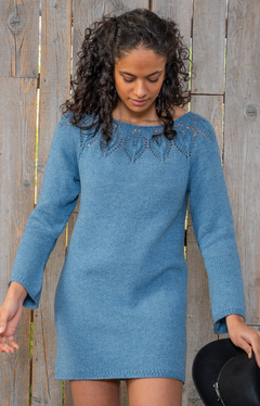 Tunic yelda knitted with Anchor Cotton 'n' Wool